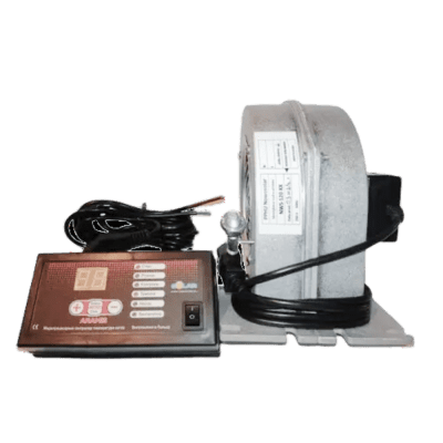 Комплект автоматики для твердопаливного котла (Контролер Nowosolar Aramis + вентилятор NWS-120)