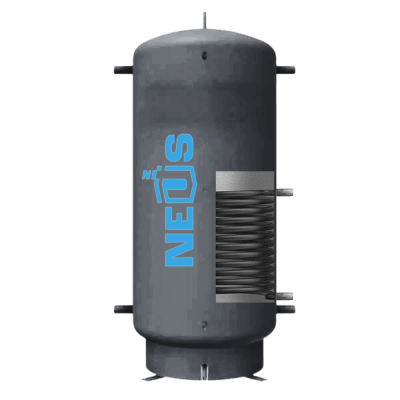 Теплоакумулятор Neus ТА1н.2000 (0°, 90°, 180°) без утеплення (теплообмінник з чорної сталі)
