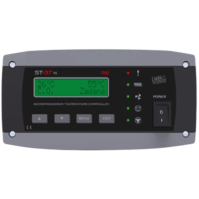 Автоматика Tech ST-37n RS для твердопаливного котла
