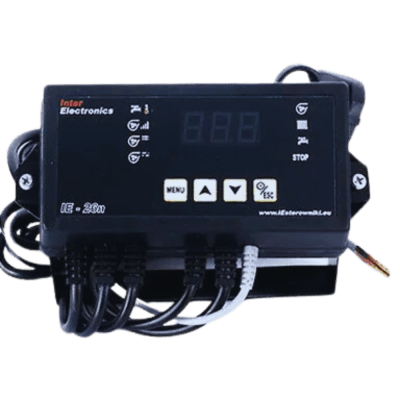 Автоматика Inter Elektronics IE-26n для твердопаливного котла