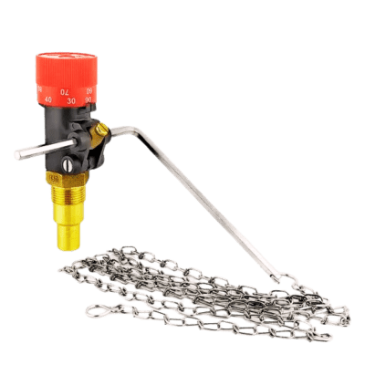 Механічний регулятор тяги Honeywell FR 124-3/4А для твердопаливного котла