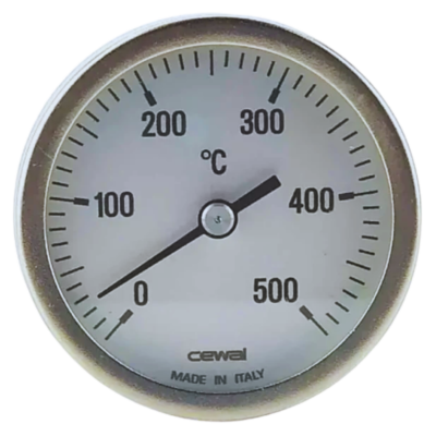 Термометр Cewal PSZ 63 PR (Ø63мм, 0/500°С, L-50мм)