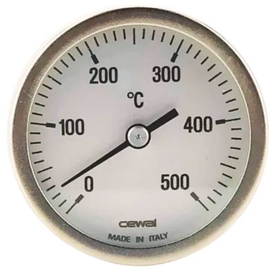 Термометр Cewal PSZ 63 PR (Ø63мм, 0/500°С, L-200мм)